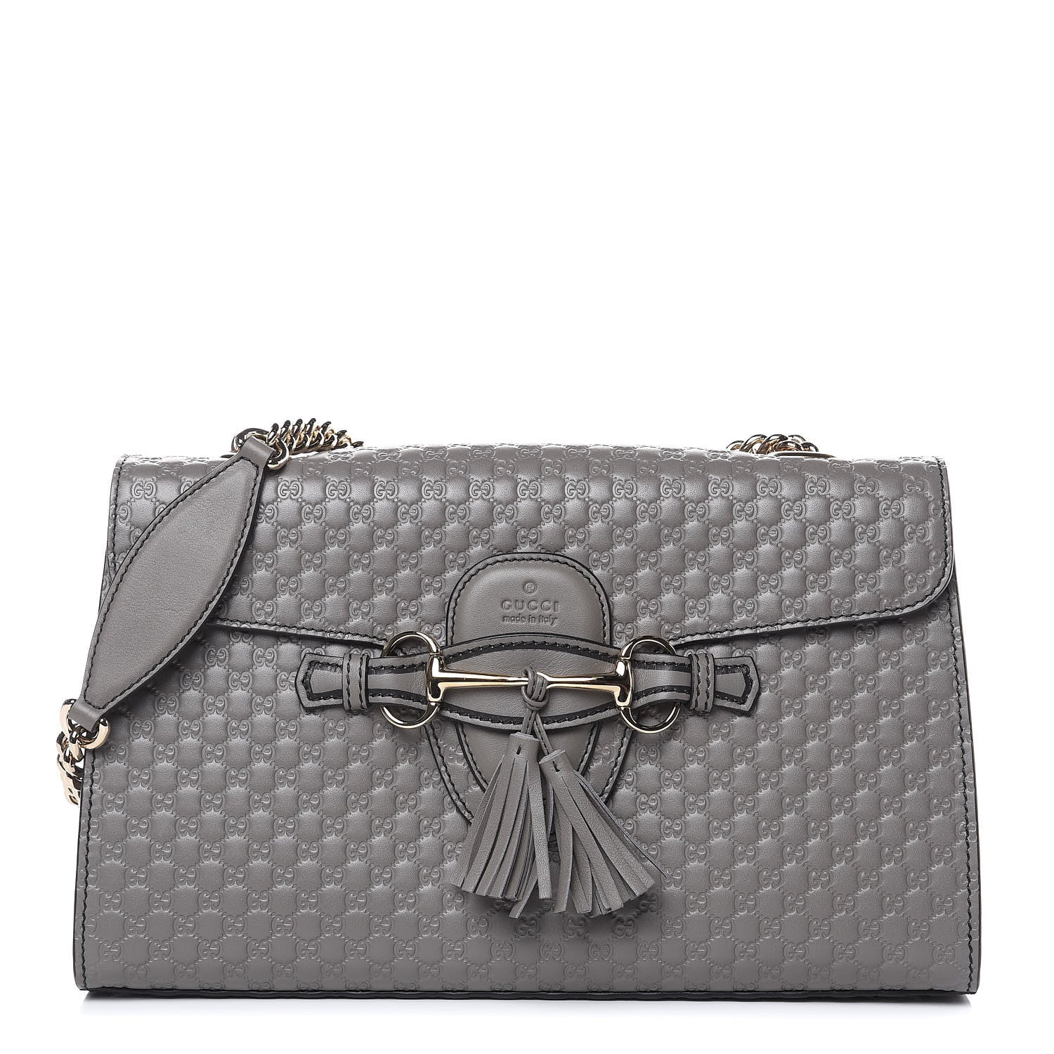 Gucci Soft Microguccissima Medium Emily Chain Shoulder Bag Loess 1 of 10