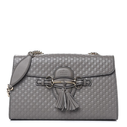 Gucci Soft Microguccissima Medium Emily Chain Shoulder Bag Loess 1 of 10