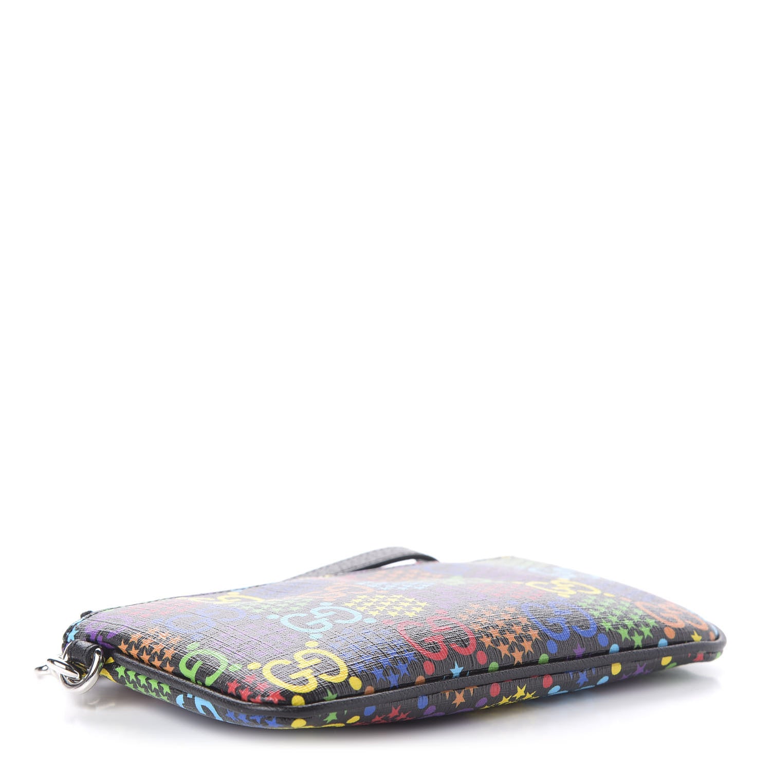 Gucci GG Supreme Monogram Psychedelic iPhone Pouch Black 4 of 10