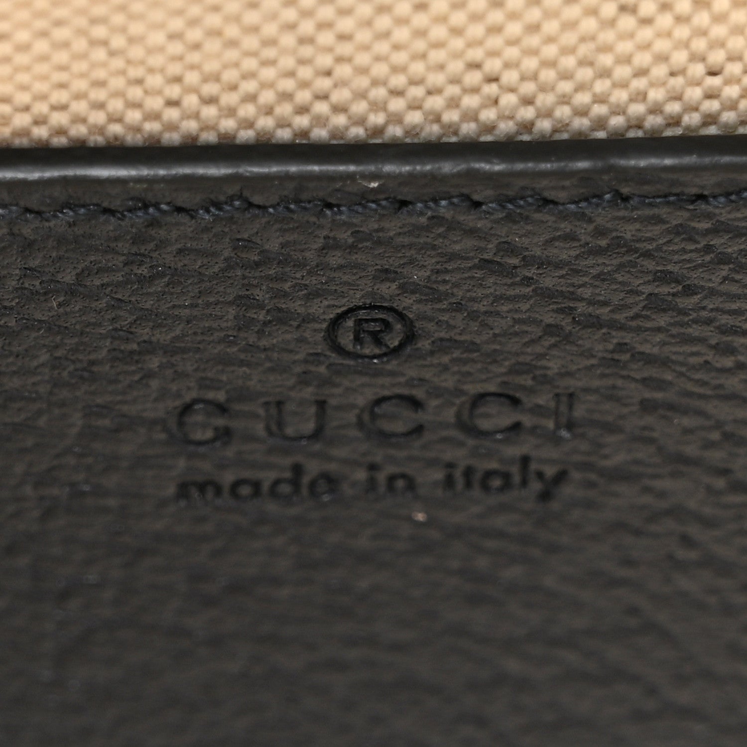 Gucci GG Supreme Monogram Textured Dollar Calfskin Web Mini Ophidia Top Handle Bag Beige Blue 6 of 10
