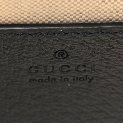 Gucci GG Supreme Monogram Textured Dollar Calfskin Web Mini Ophidia Top Handle Bag Beige Blue 6 of 10
