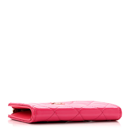 Chanel Patent Quilted Key Holder Case Pink 4 of 10