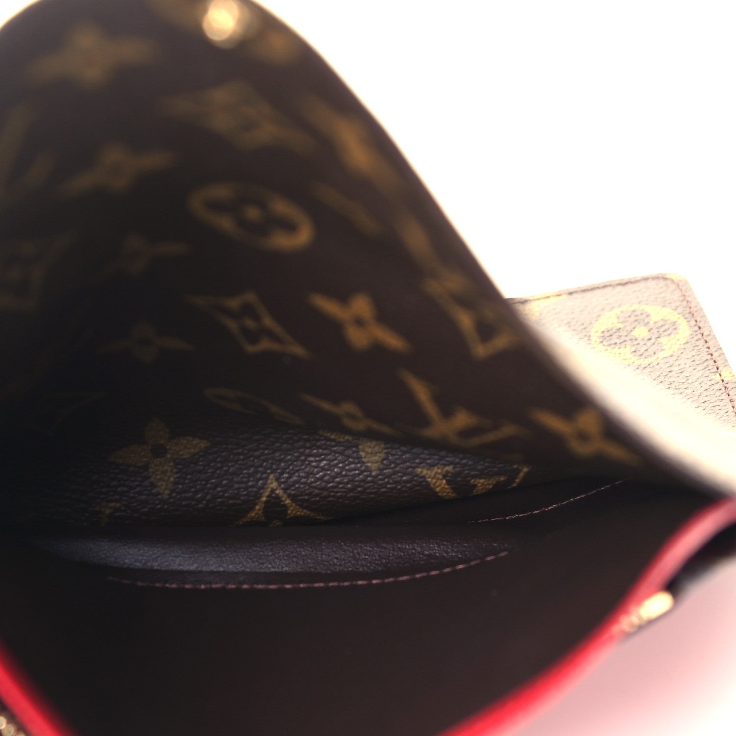 Louis Vuitton Monogram Josephine Wallet Red 7 of 9