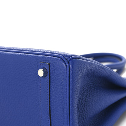 Hermes Togo BIRKIN 30 Bleu Electrique 12 of 12