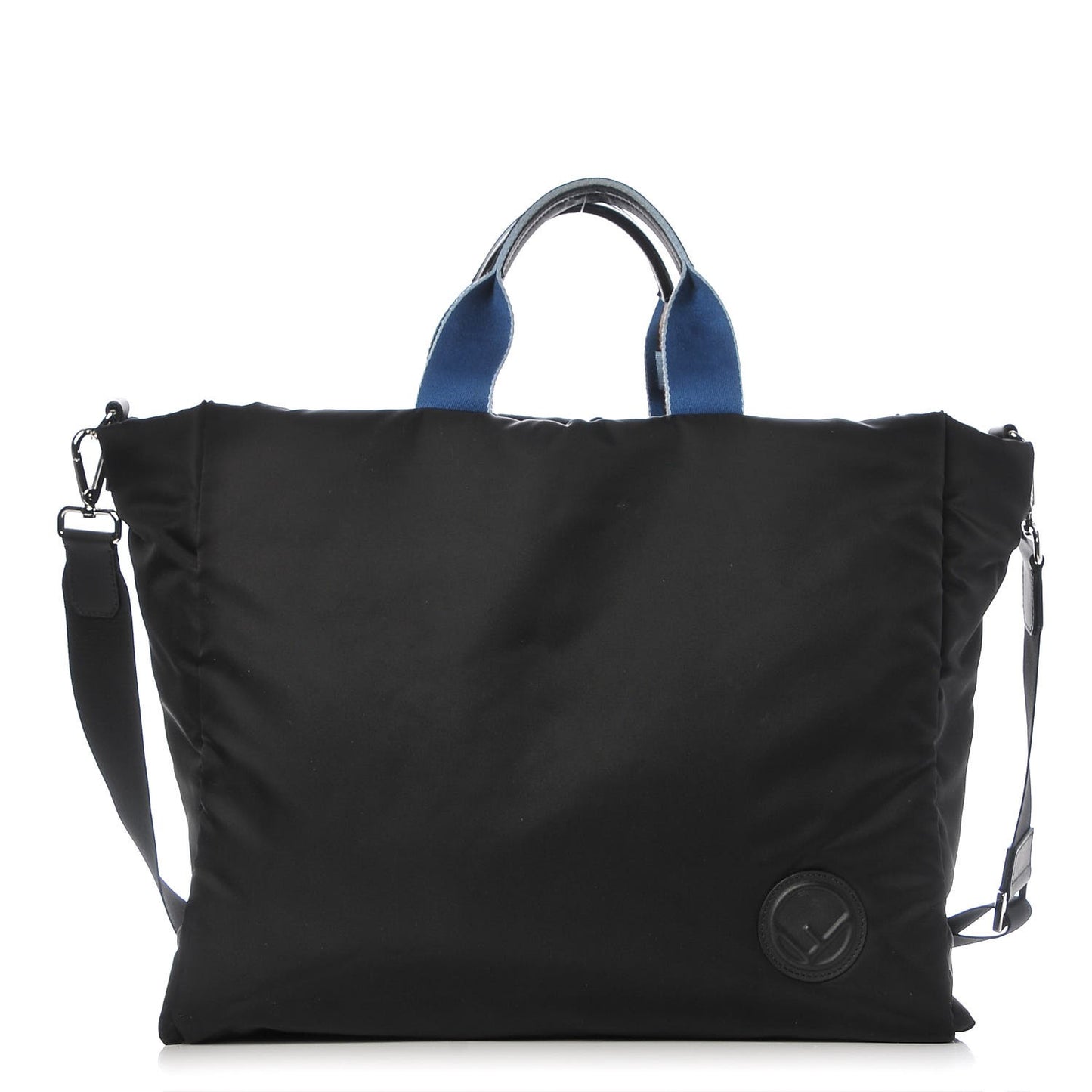 Nylon Reversible Everyday Tote Burgundy Black