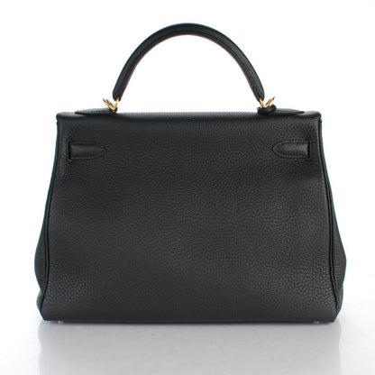 Hermes Togo Kelly Retourne 32 Black 3 of 25