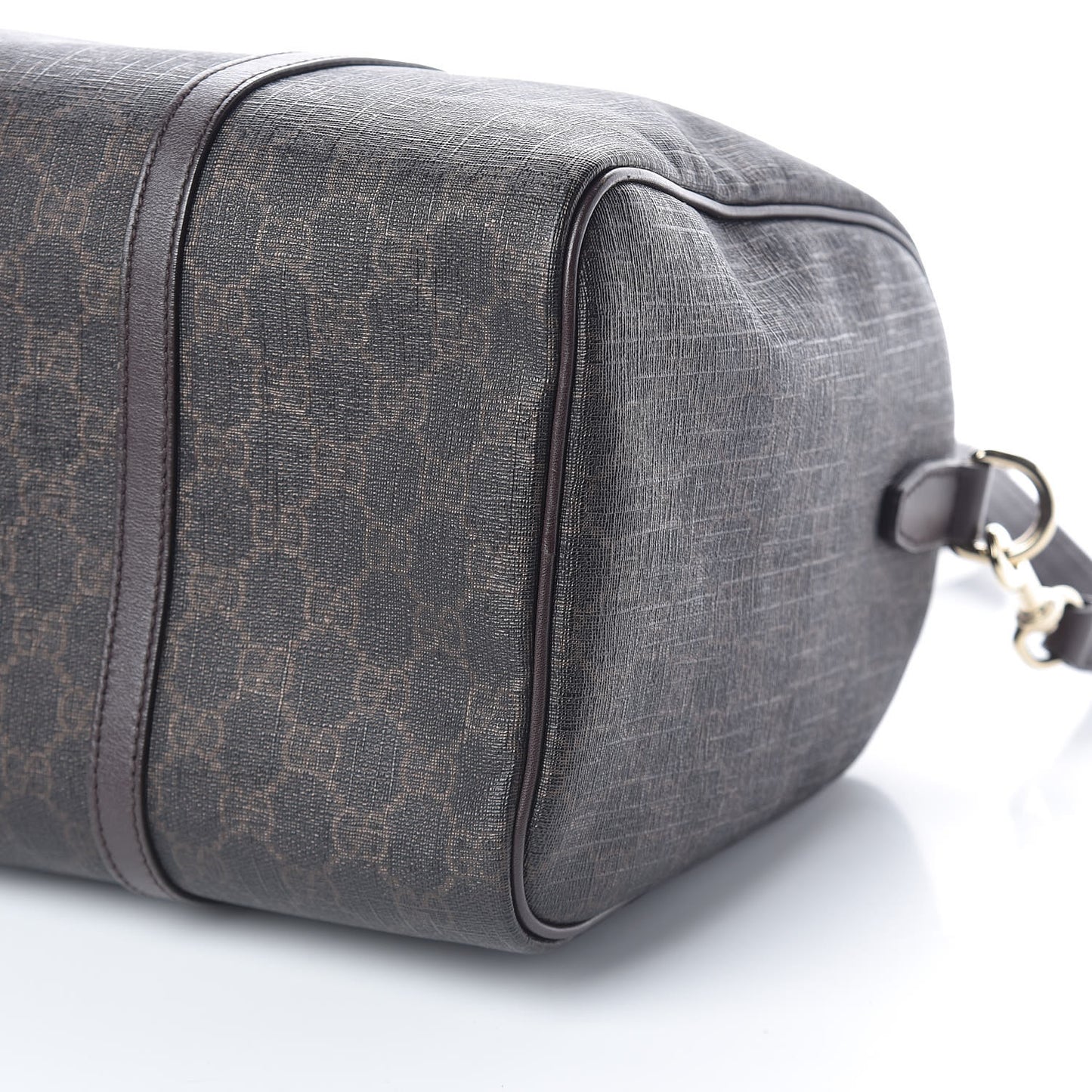GG Supreme Monogram Medium Nice Boston Dark Brown