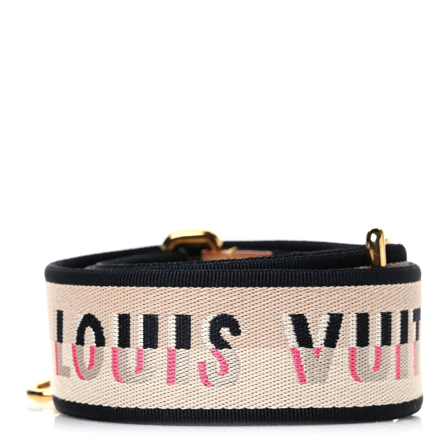 Louis Vuitton Jacquard Speedy Bandouliere 20 Shoulder Strap Black 2 of 3