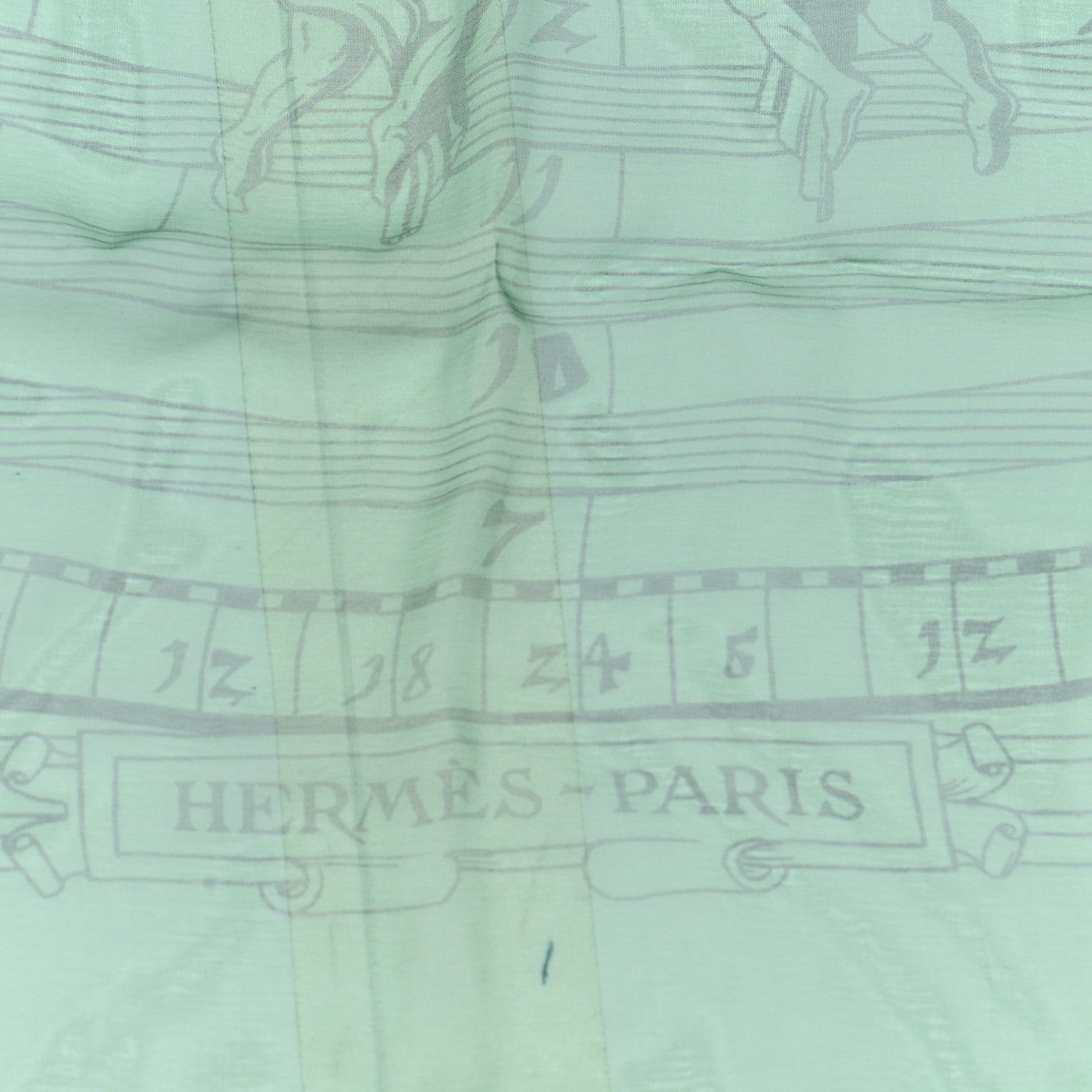 Hermes Silk Astrologie Sunrise Muslin Scarf 140 Rose Ciel Vert 2 of 5