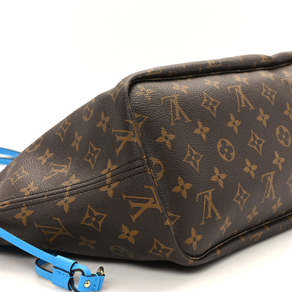 Louis Vuitton Monogram Inside Out Neverfull Bandouliere MM Gaston Blue 8 of 15