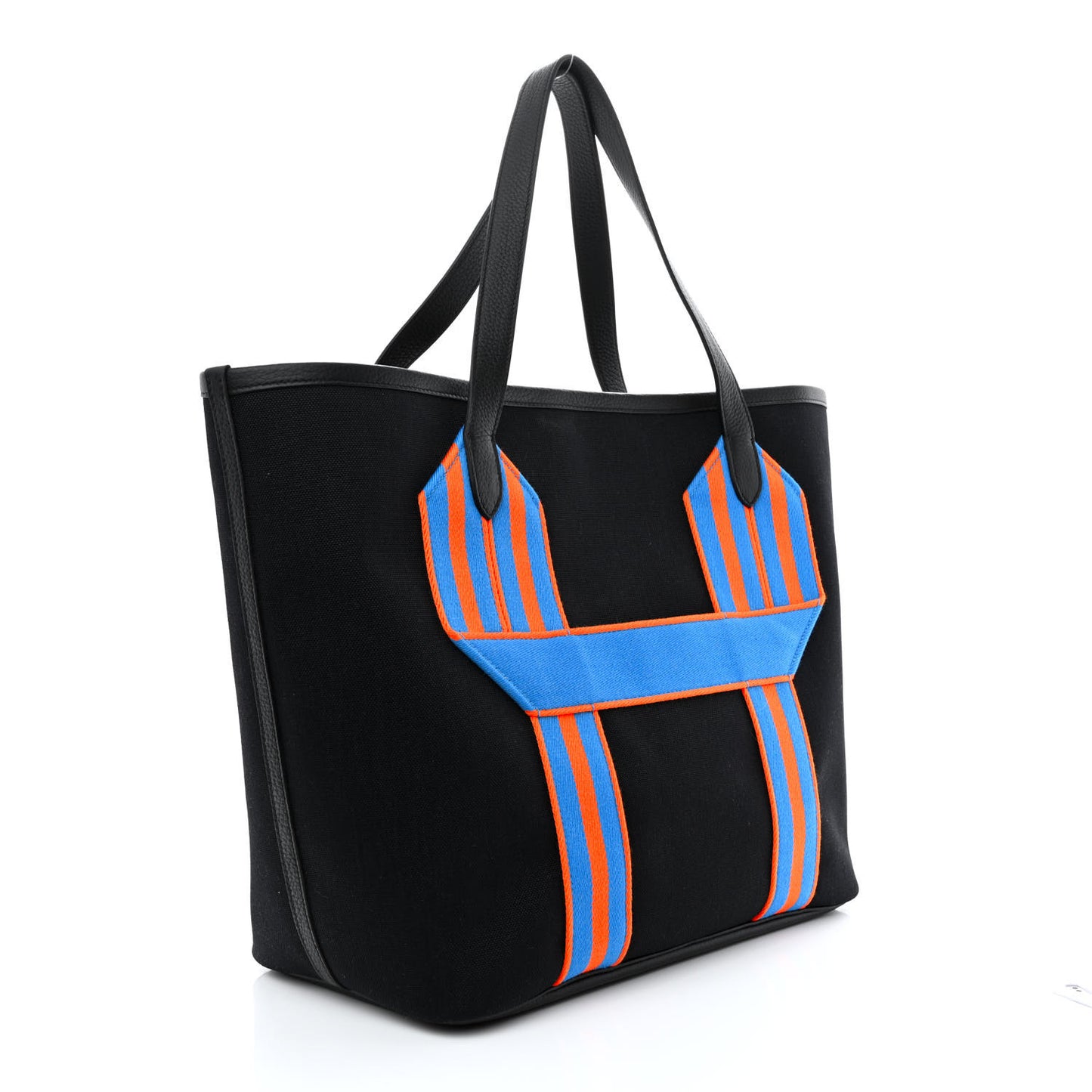 Canvas Taurillon Clemence Pursangle Tote