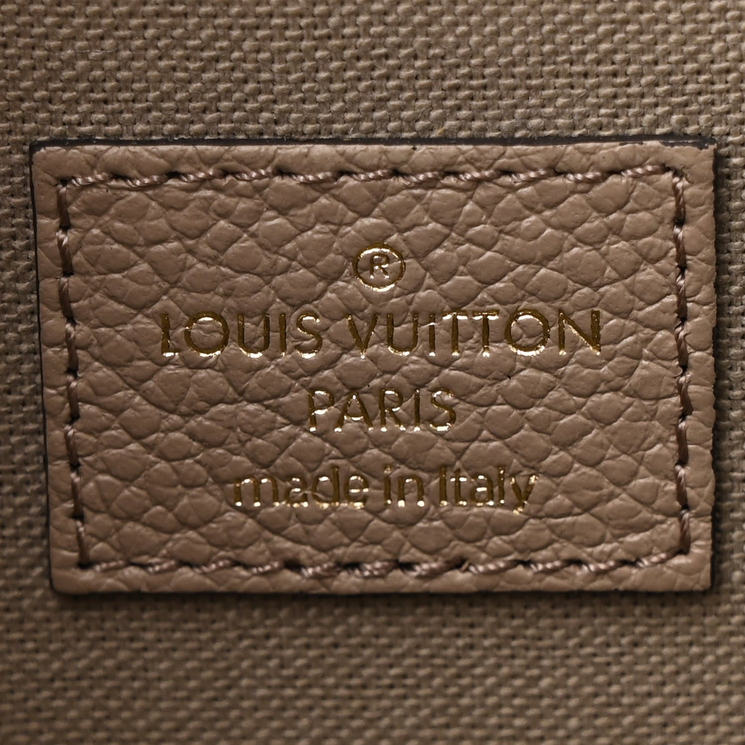 Louis Vuitton Empreinte Monogram Giant Felicie Pochette Tourterelle Creme 9 of 12