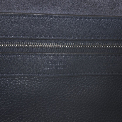 Celine Grained Calfskin Medium Horizontal Cabas Phantom Slate 5 of 7