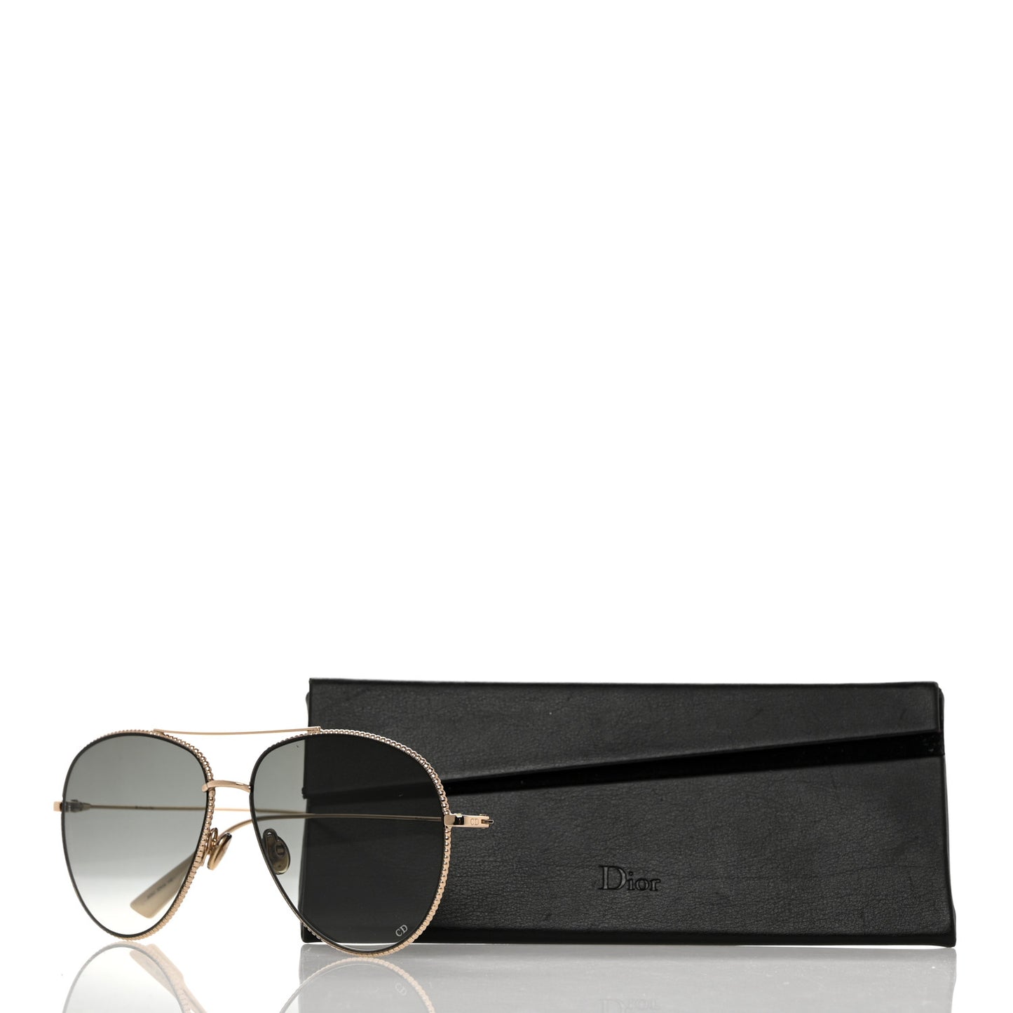 Metal Diorsociety3 Sunglasses Gold