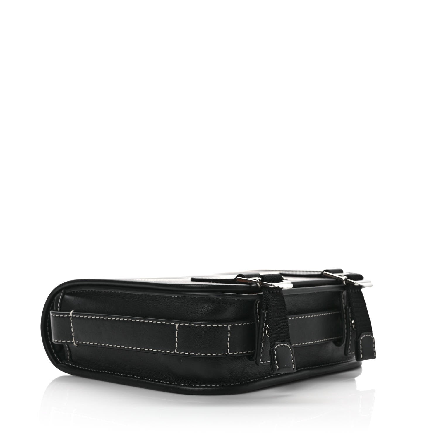 Burberry E-Canvas Giant Check Rider Crossbody Dark Cranberry 4 of 9
