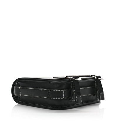 Burberry E-Canvas Giant Check Rider Crossbody Dark Cranberry 4 of 9