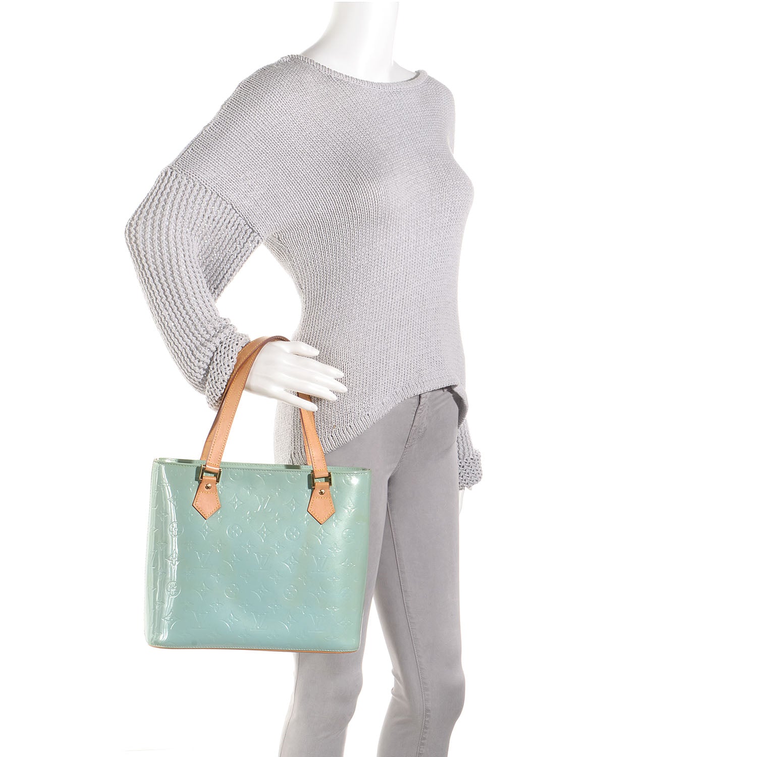 Louis Vuitton Vernis Houston Baby Blue 2 of 7