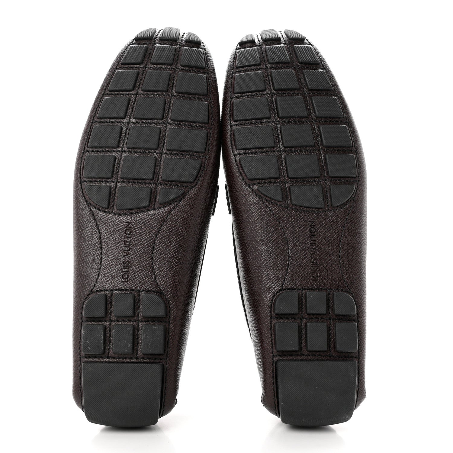 Louis Vuitton Taiga Monte Carlo Moccasin Loafers 8.5 Grizzli 4 of 9
