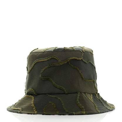 Christian Dior Camouflage Logo Bucket Hat 58 Green 4 of 9
