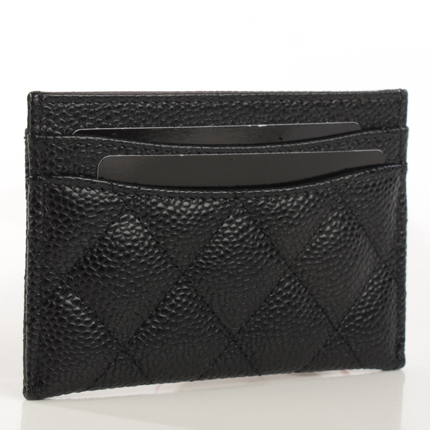 Chanel Caviar Quilted Card Holder Black 3 of 8