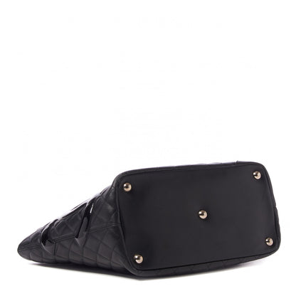Chanel Calfskin Quilted Large Cambon Tote Black 3 of 9