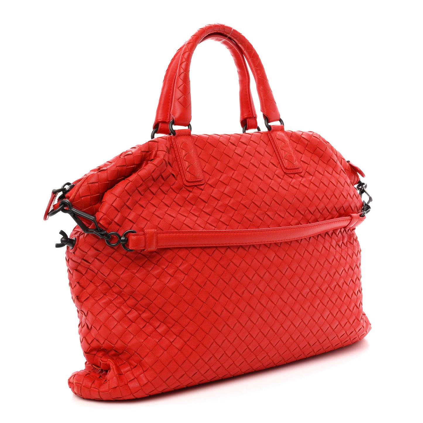 Nappa Intrecciato Medium Convertible Tote Vesuvio