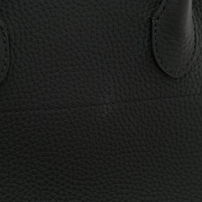 The Row Grained Calfskin Soft Margaux 10 Bag Black 11 of 11