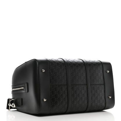 Gucci Guccissima Signature Medium Duffle Black 3 of 9