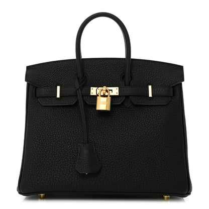 Hermes Togo Birkin 25 Black 1 of 11