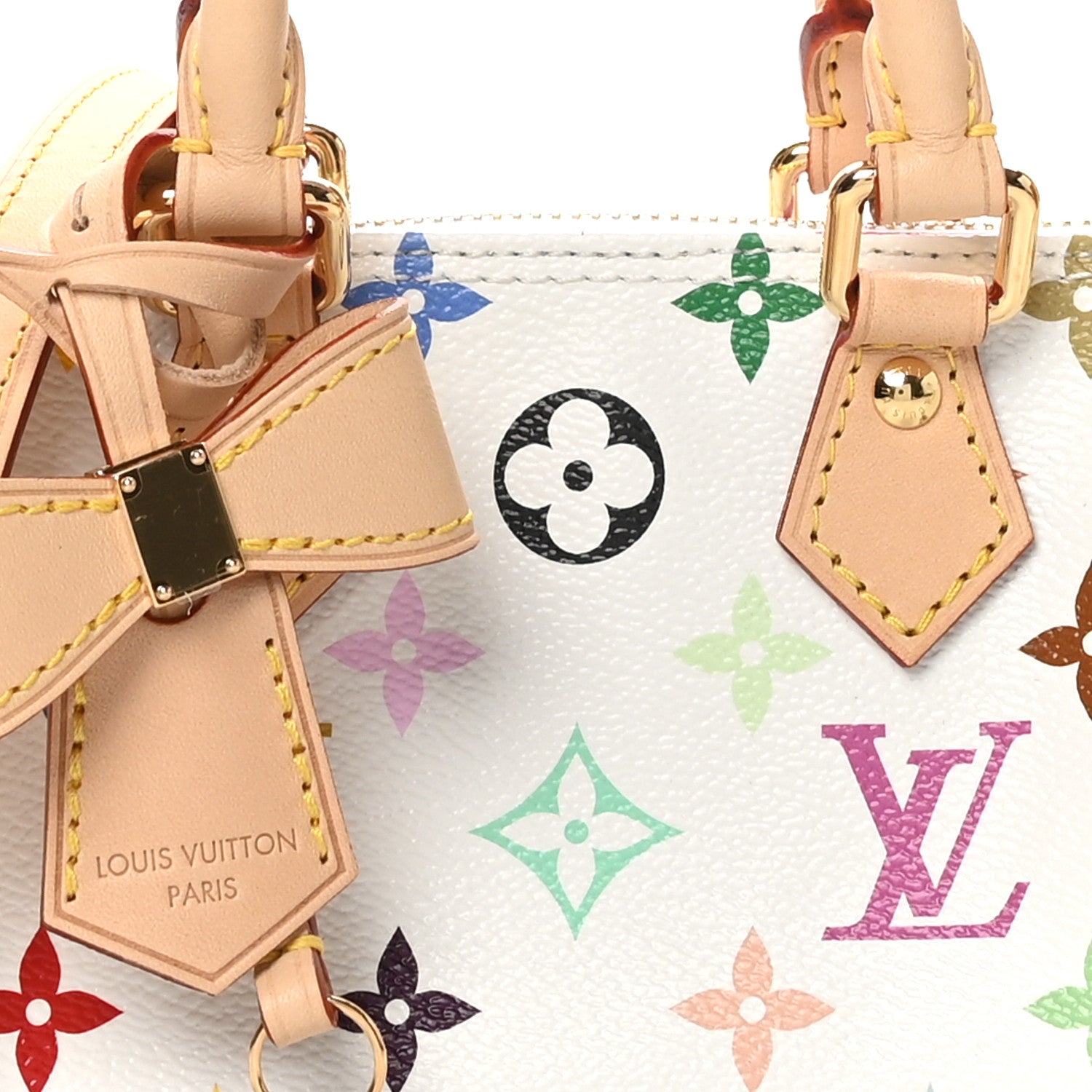 Louis Vuitton LV X TM Monogram Multicolor Nano Speedy White 7 of 10