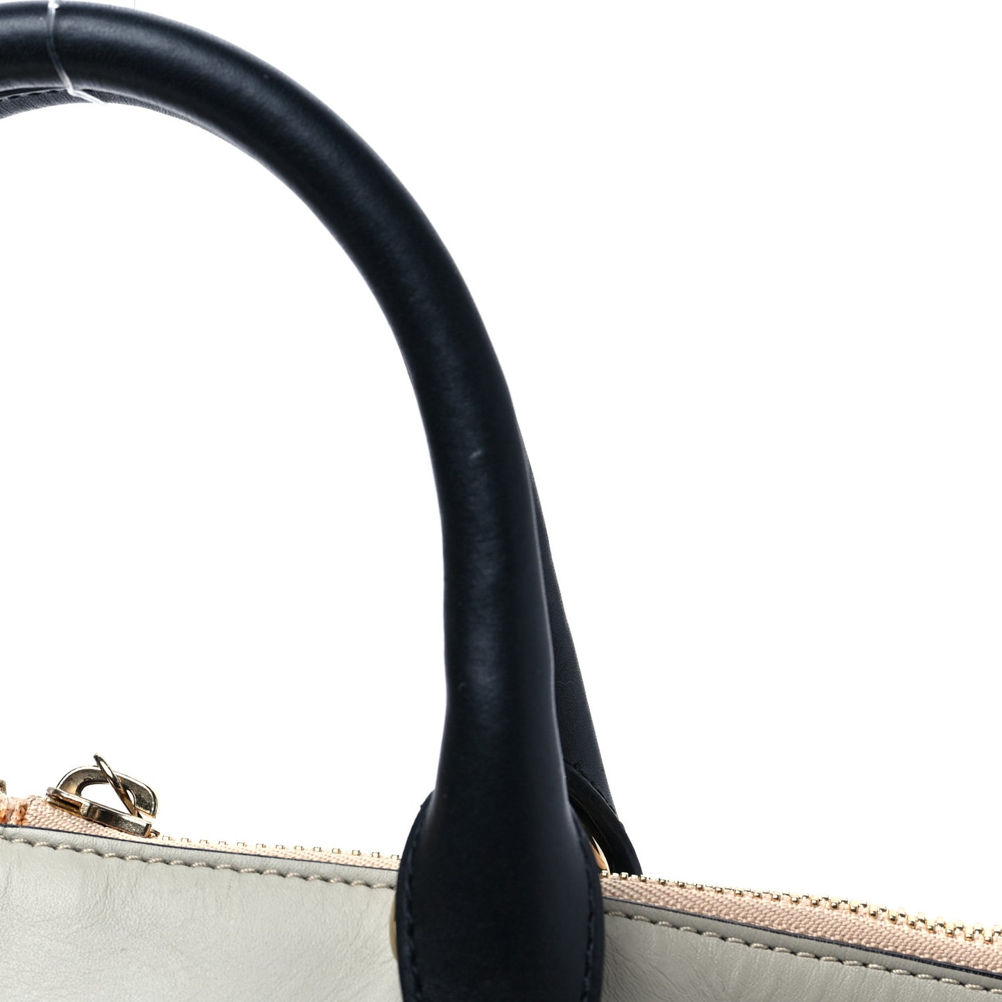 Smooth Calfskin Medium Baylee Tote Marshmallow