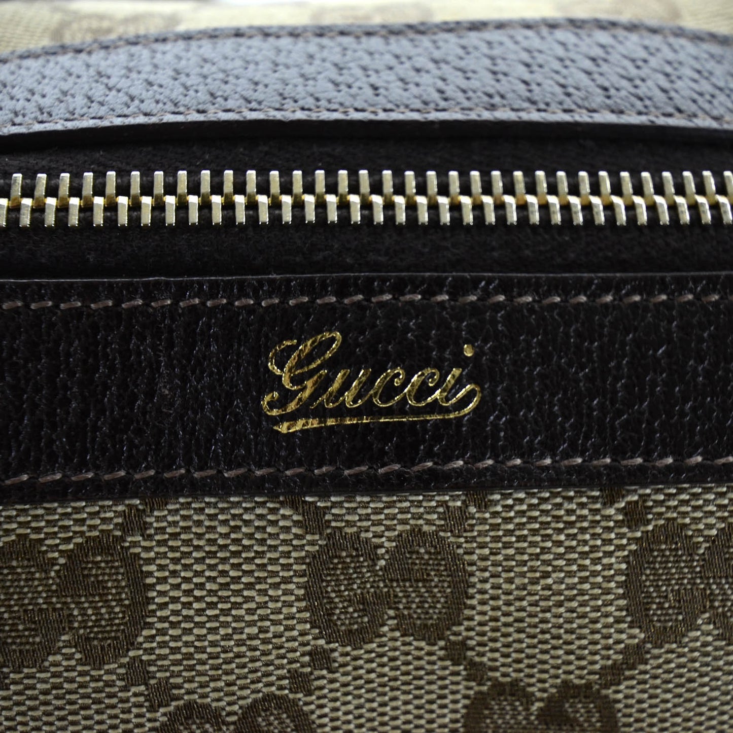 Monogram Medium Abbey Tote Brown