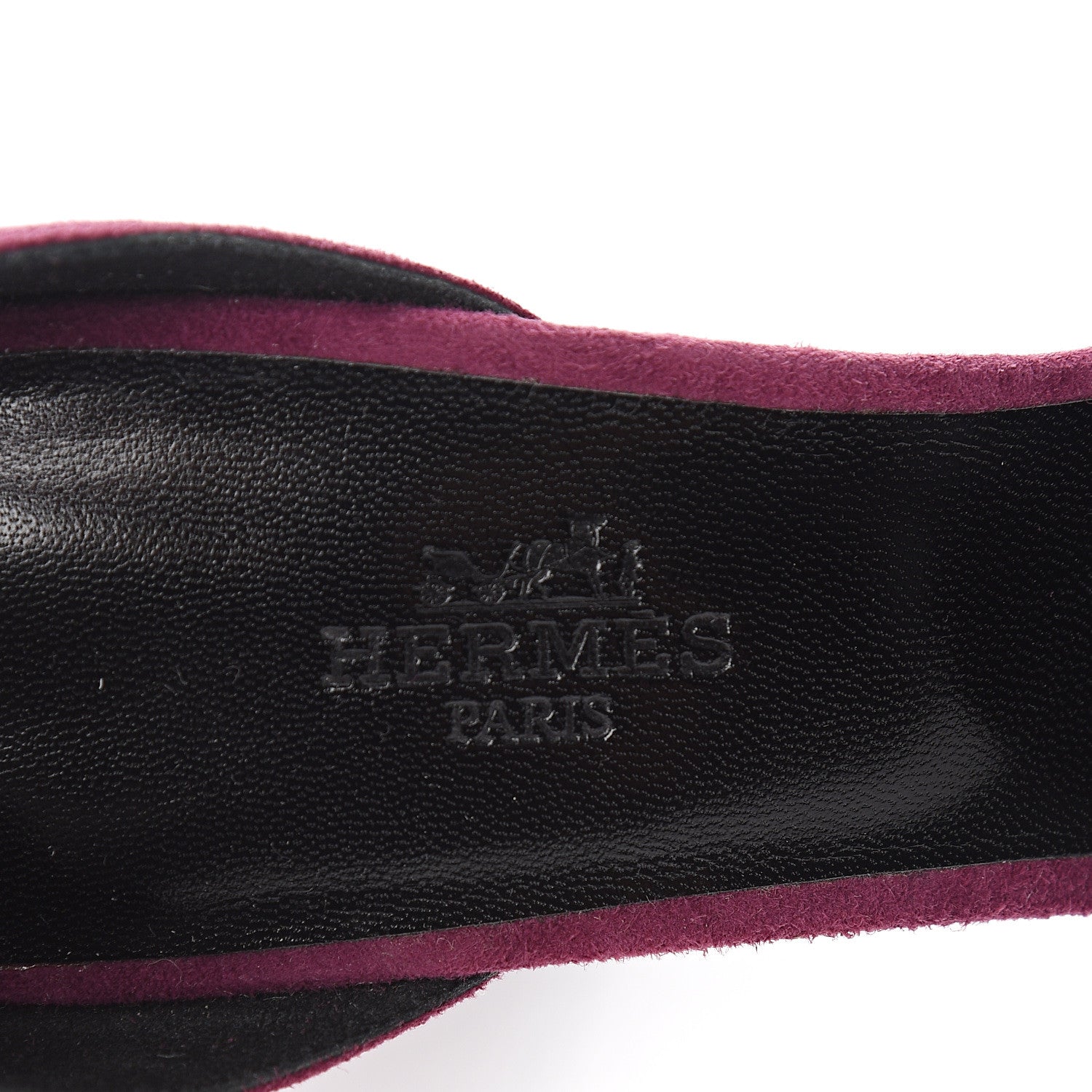 Hermes Chevre Velours Nina Sandals 38 7 of 8