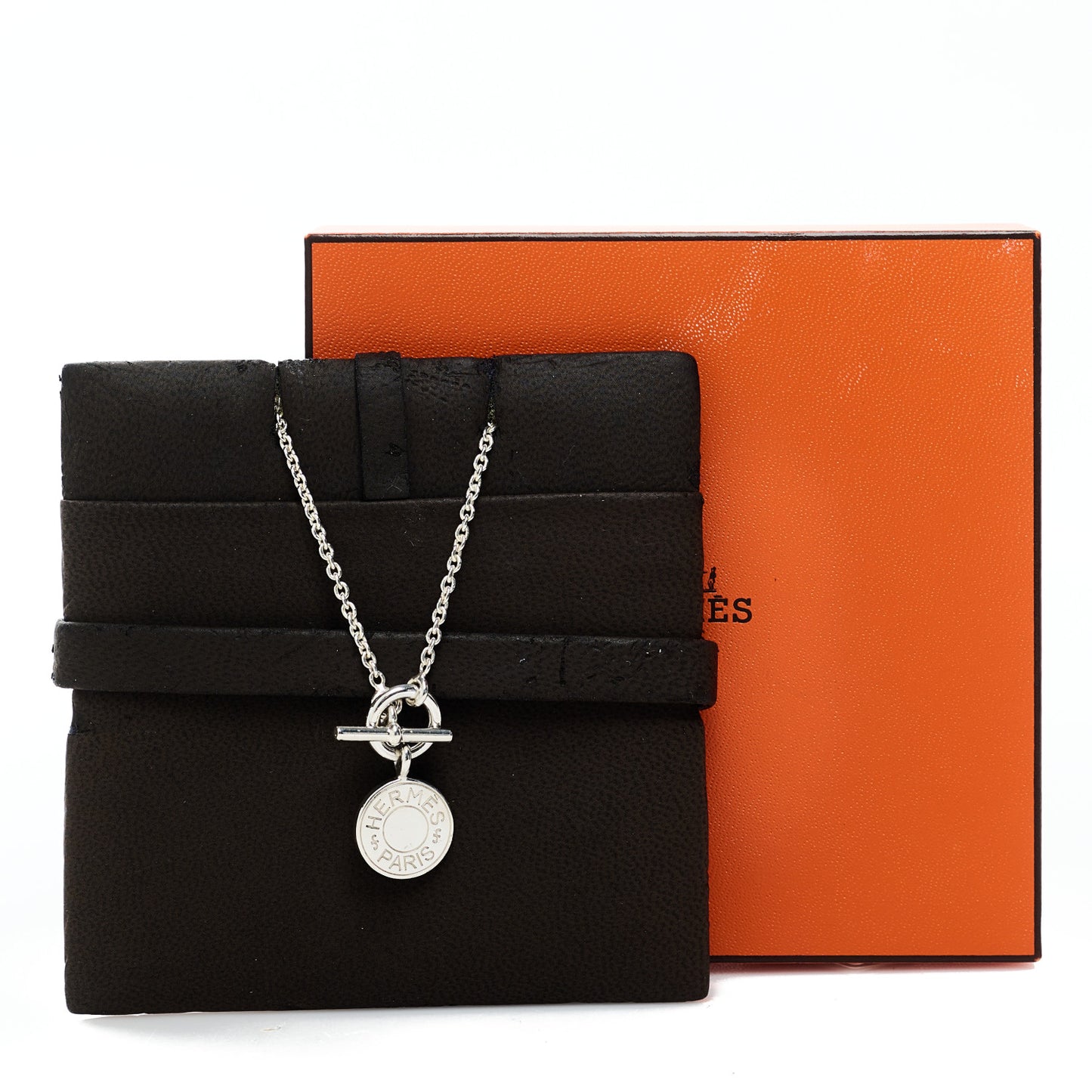 Sterling Silver Amulettes Ex-Libris Pendant Necklace