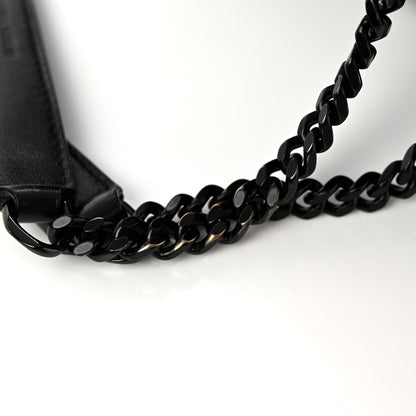 Saint Laurent Calfskin Y Quilted Monogram Monochrome Small Loulou Chain Satchel Black 12 of 13
