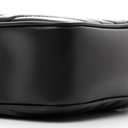 Saint Laurent Calfskin Matelasse Monogram Lou Camera Bag Black 10 of 11