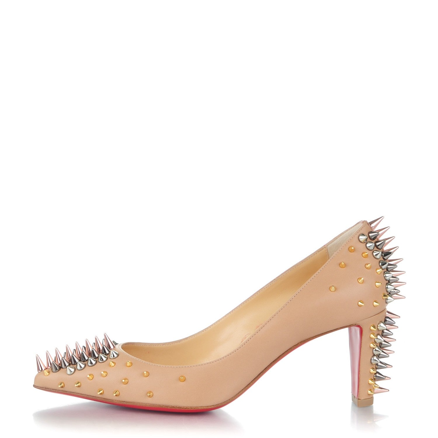Christian Louboutin Nappa Goldopump 70 Pumps 35 Nude 1 of 7