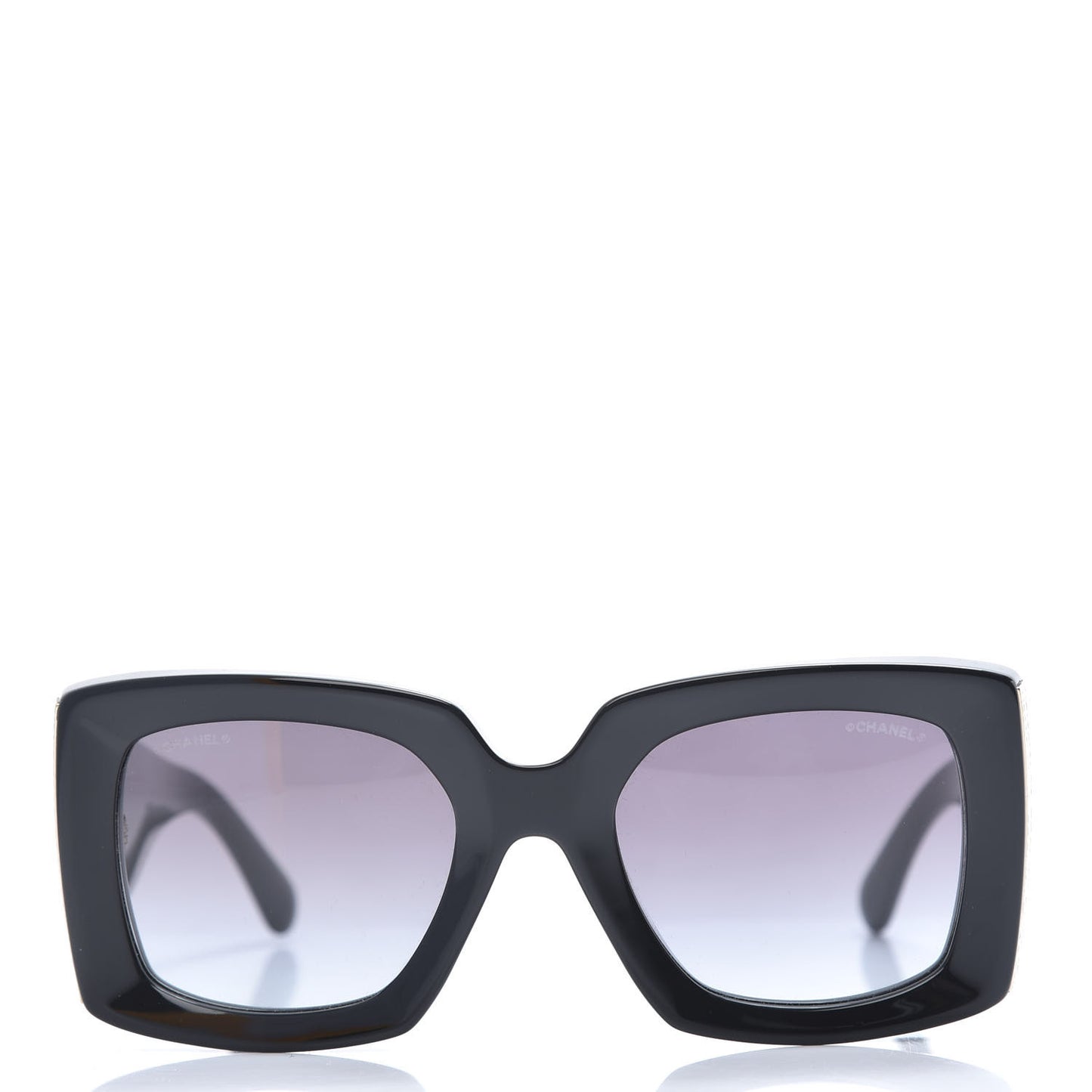 Acetate Rectangle Sunglasses 5435 Black