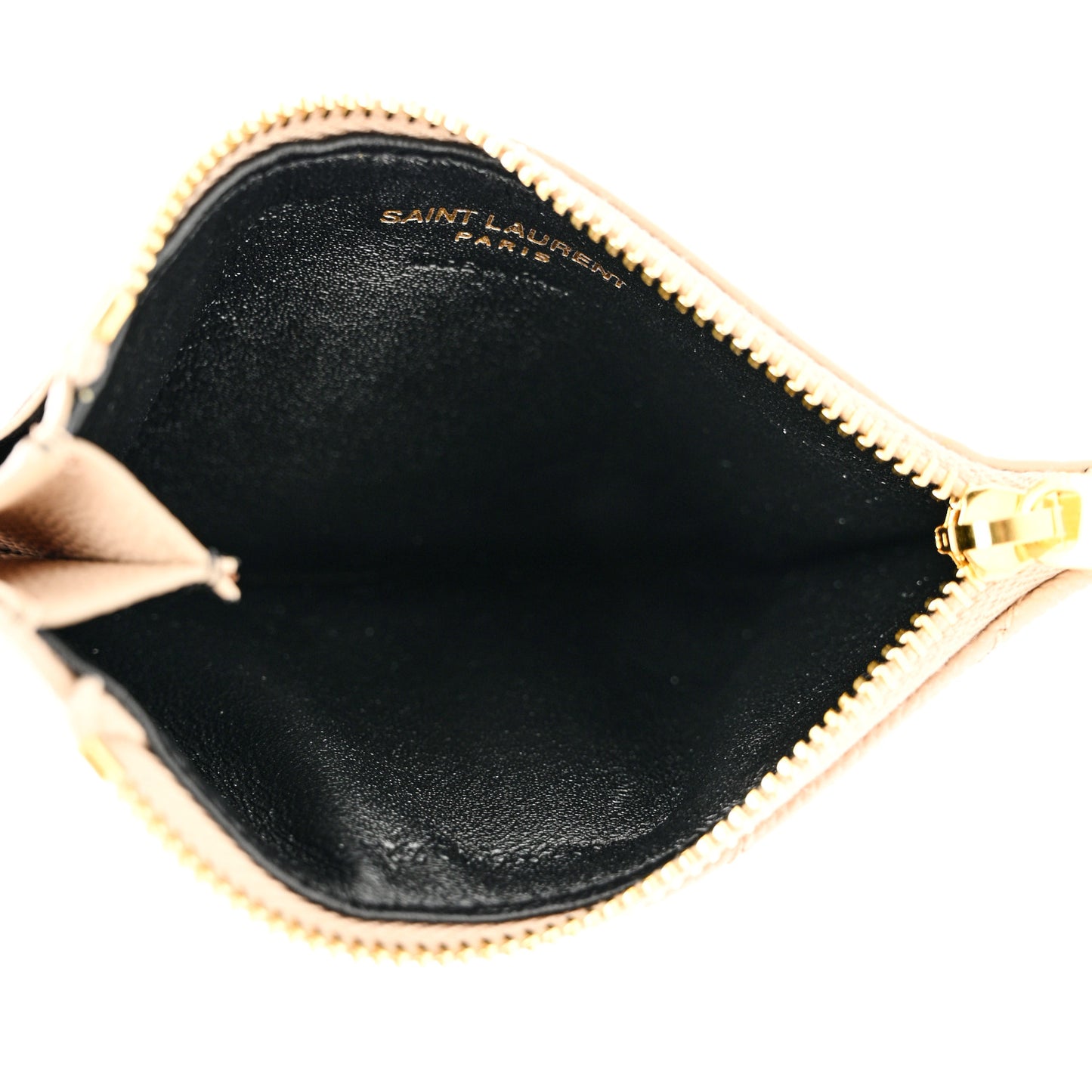 Monogram Grain de Poudre 5 Fragments Zip Pouch Card Holder Dark Latte