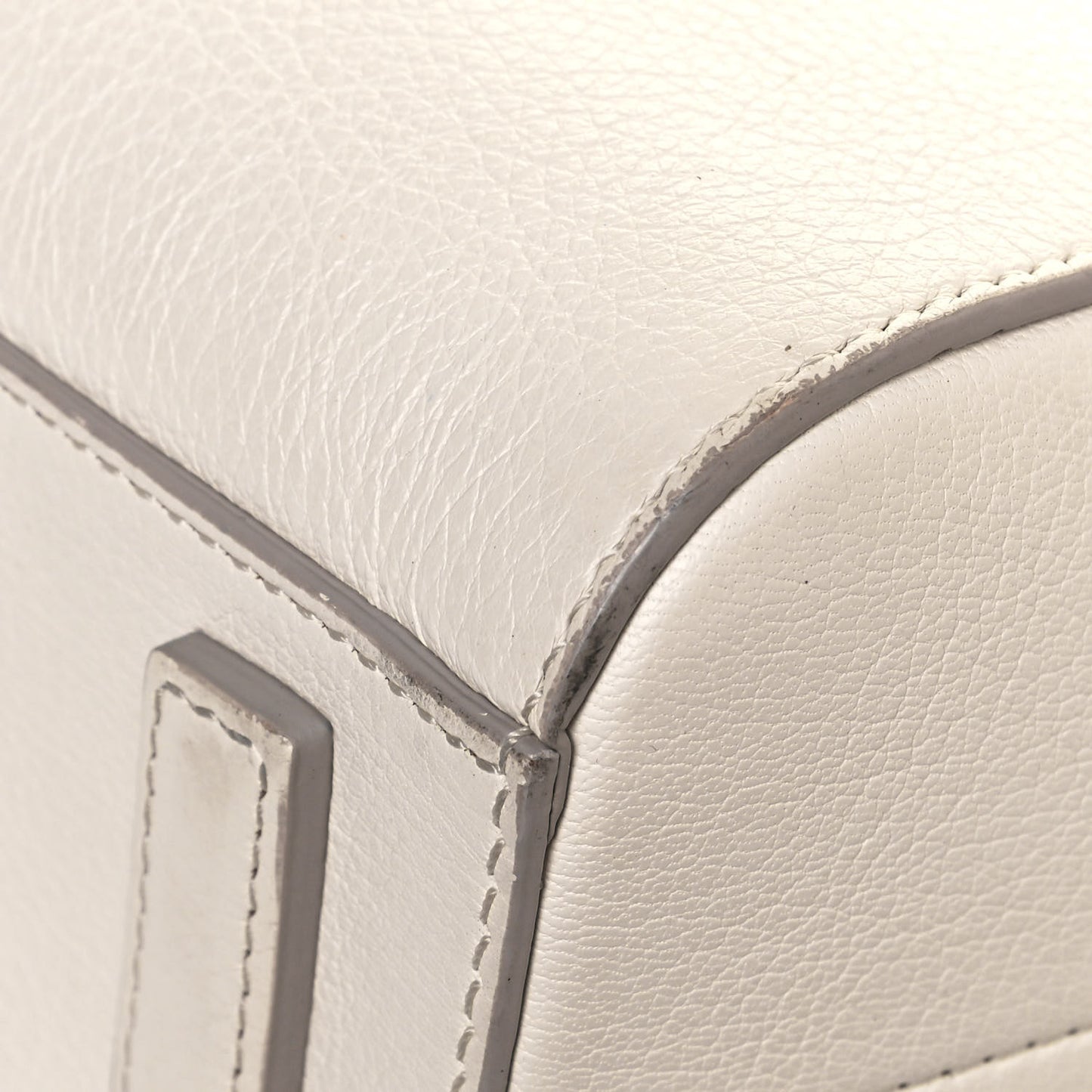 Sugar Goatskin Mini Antigona White