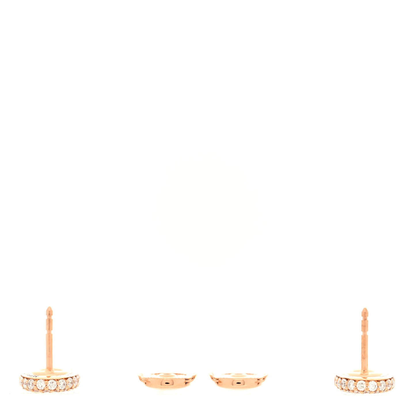 18K Rose Gold Diamond New Farandole Earrings