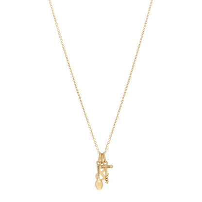 Tiffany 18K Yellow Gold Wine and Dine Pendant Necklace 1 of 3