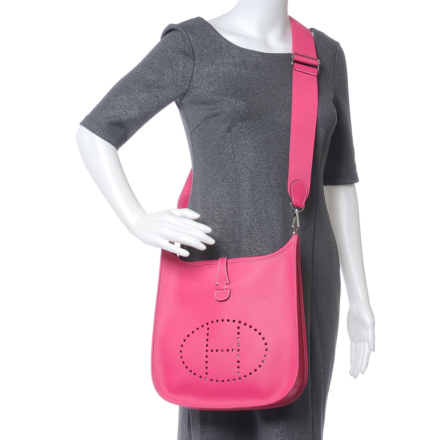 Hermes Epsom Evelyne III PM Rose Tyrien 2 of 8