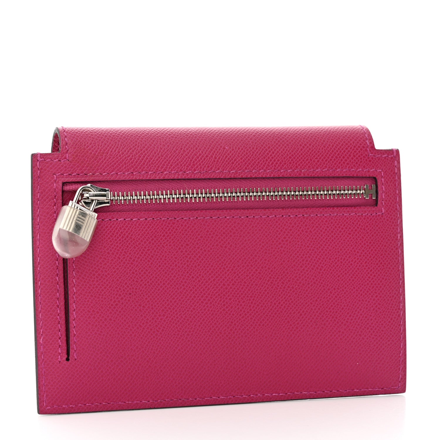 Hermes Epsom Kelly Pocket Compact Wallet Rose Mexico 3 of 8