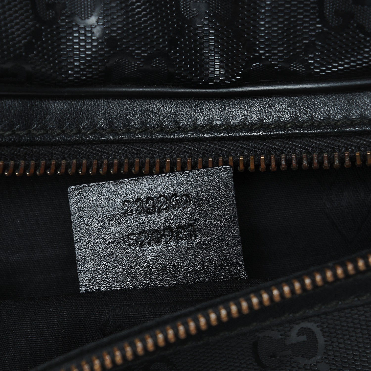 Gucci Imprime Monogram Belt Bag Black 7 of 7