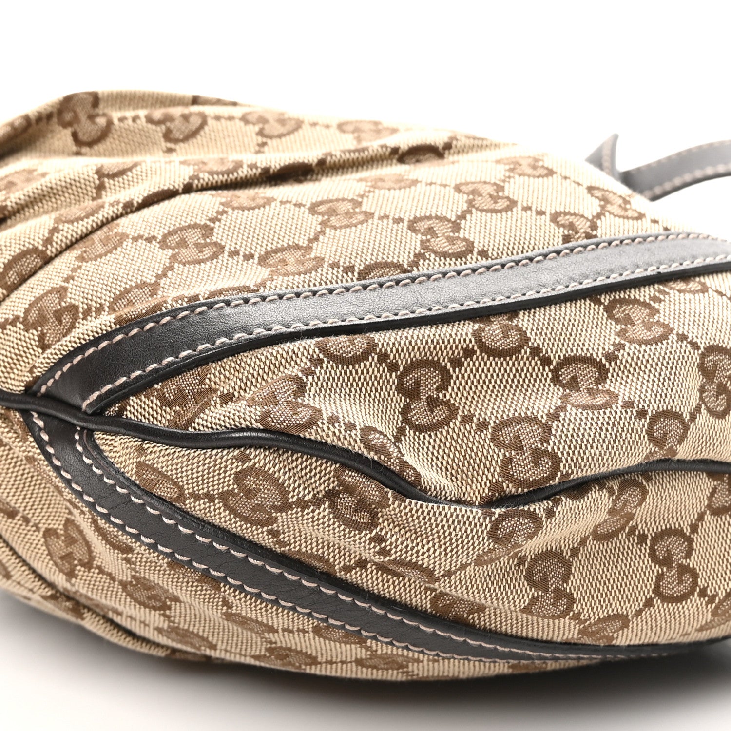 Gucci Monogram Small D Gold Ring Messenger Dark Brown 10 of 10