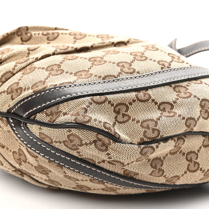 Gucci Monogram Small D Gold Ring Messenger Dark Brown 10 of 10