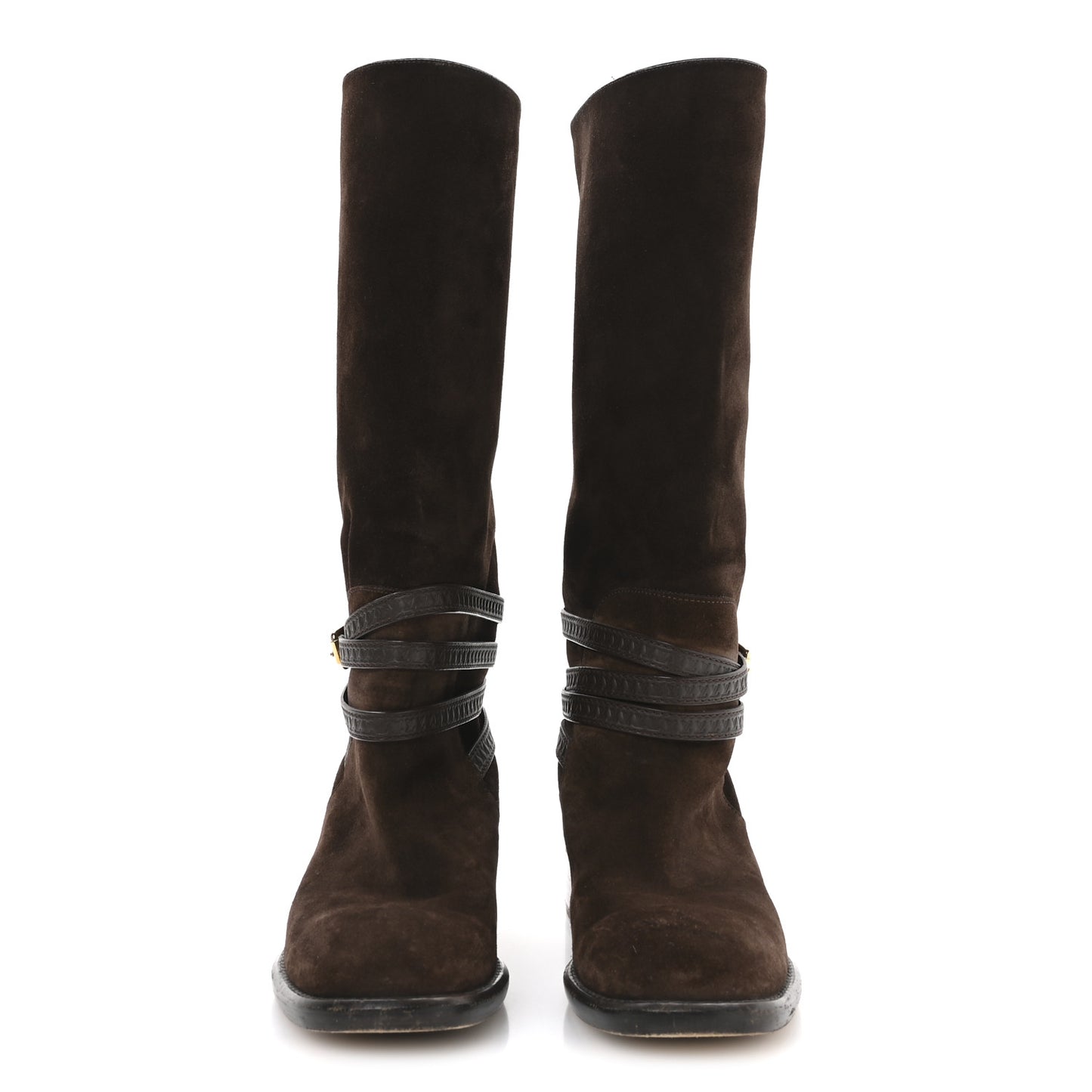 Suede Crossroads High Boot 38 Brown