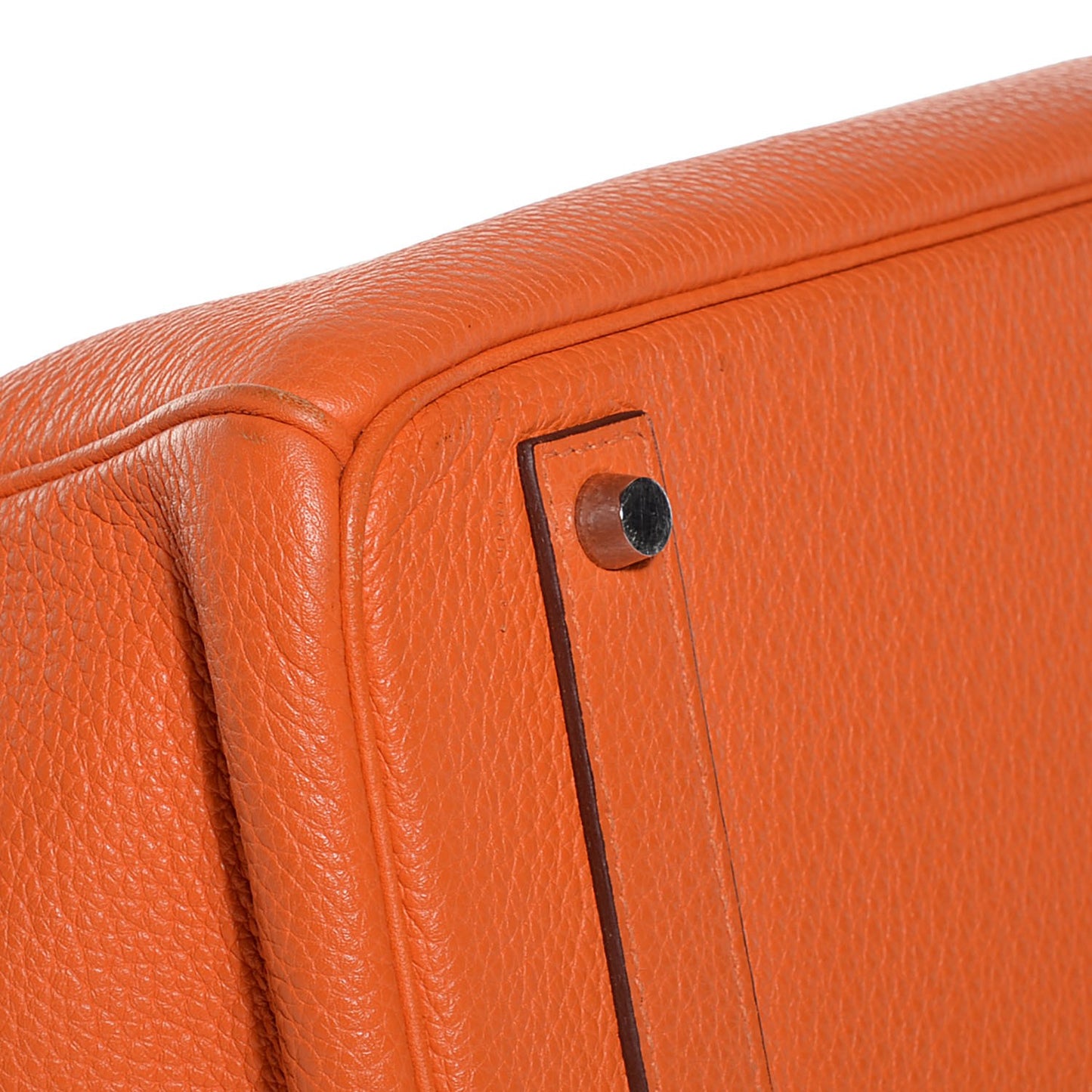 Taurillon Clemence Birkin 40 Orange
