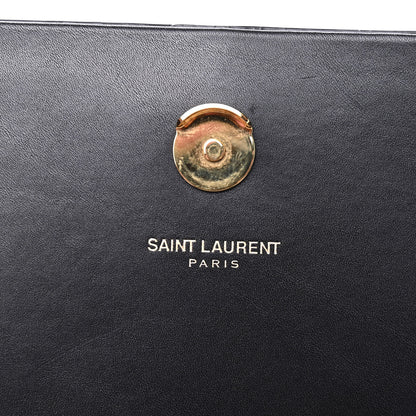 Saint Laurent Smooth Calfskin Medium Classic Monogram Kate Tassel Satchel Black 5 of 6